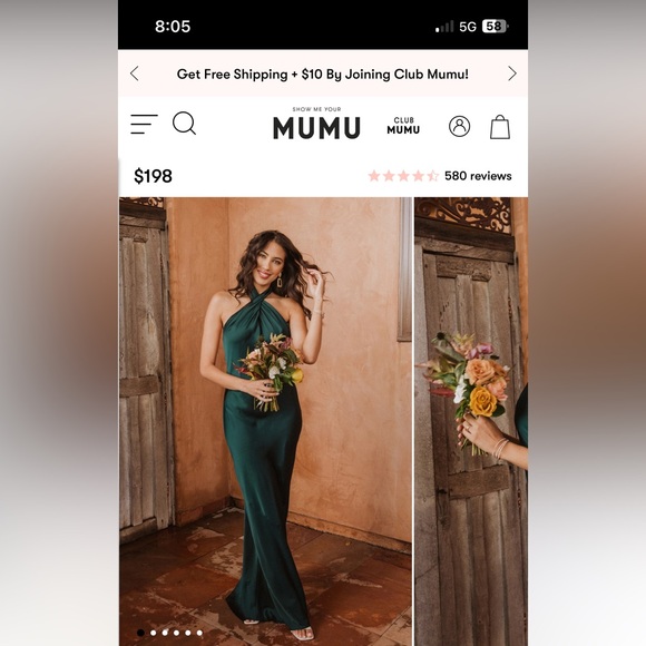 Show Me Your MuMu | Dresses | Show Me Your Mumu Bridesmaid Dress In  Xsemerald Green | Poshmark